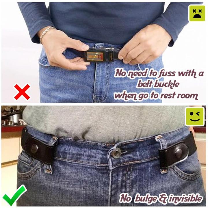 Buckle-free Invisible Elastic Waist Belts - asierno